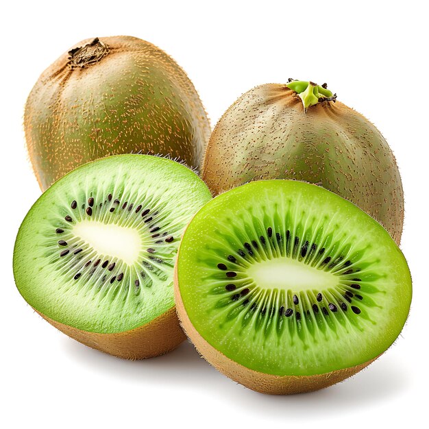 Photo a kiwi fruit with the word kiwi on the top