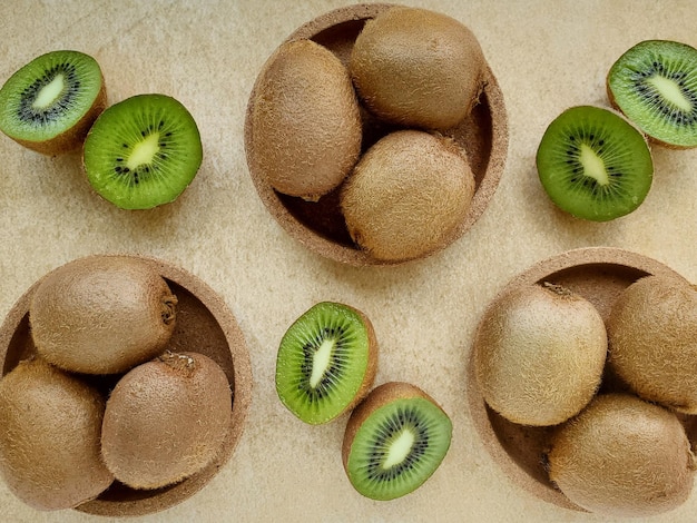 Kiwi groep gezonde voeding fruit vitaminen