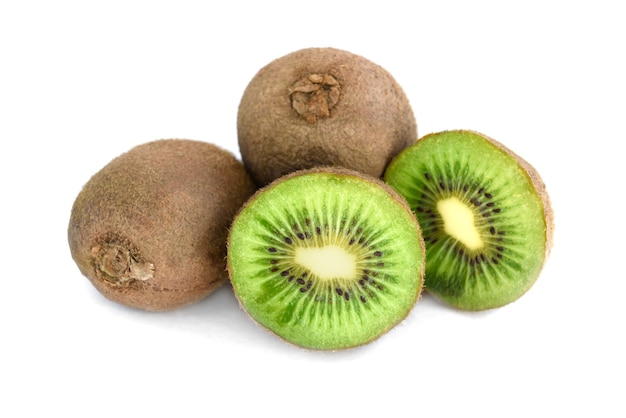 Kiwi isolated on white background.