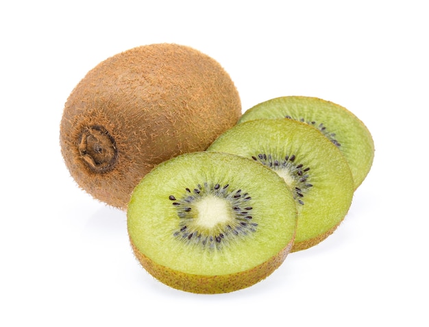 Kiwi isolated on white background.