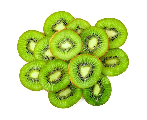 Kiwi isolated on white