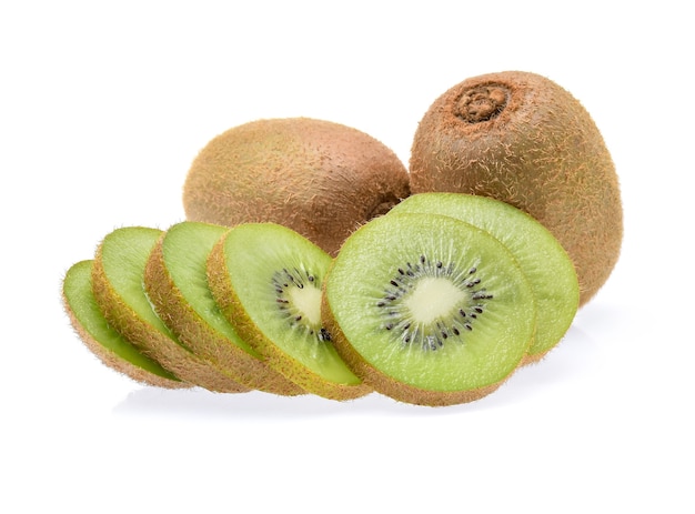 Kiwi's geïsoleerd op wit