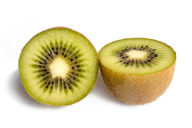 Kiwi on the white background