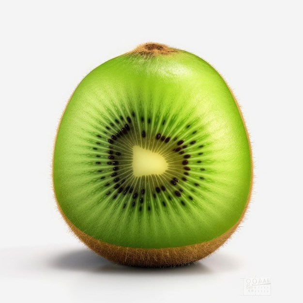 kiwi On White background