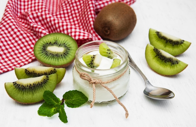 Kiwi-yoghurt