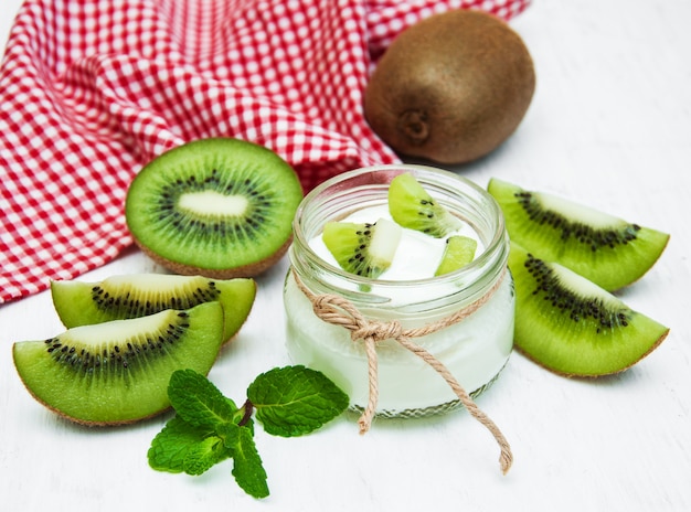 Kiwi-yoghurt