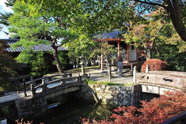 Tempio kiyomizu-dera a kyoto, in giappone