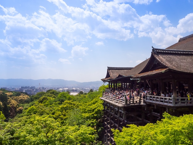 기요 미즈 사, 교토, 일본, 풍경 교토 랜드 마크.