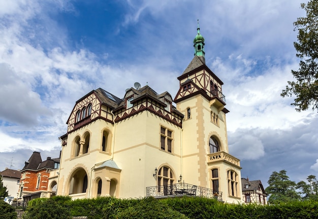 Klassiek Duits huis in Koblenz, Duitsland