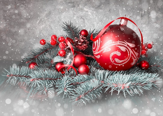 Klassieke decoraties voor Kerstmis of Nieuwjaar