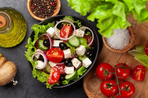 Klassieke Griekse salade
