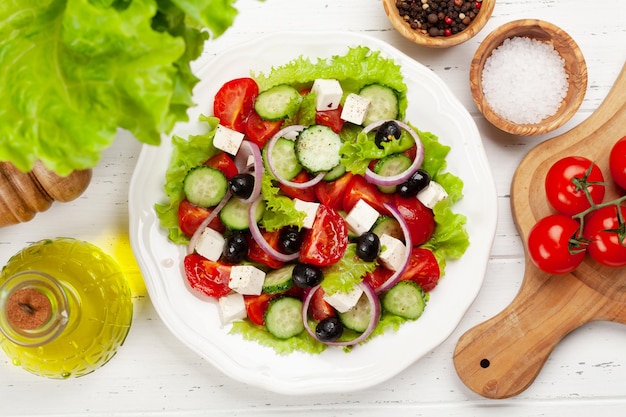 Klassieke Griekse salade