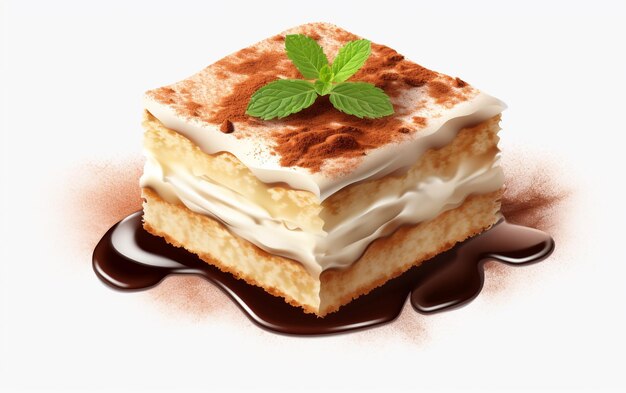 Klassieke Italiaanse tiramisu taart