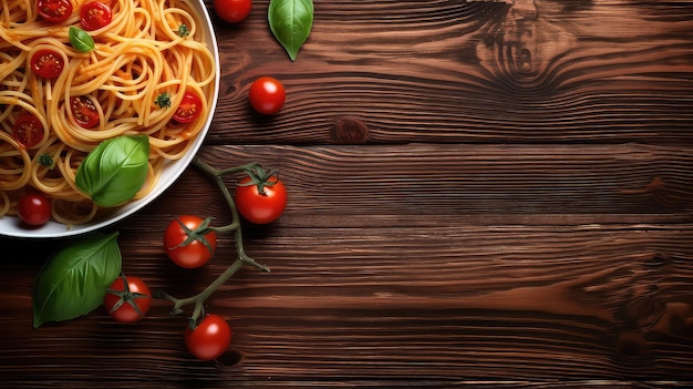 Klassieke Italiaanse tomaten spaghetti