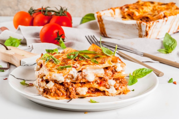 Klassieke lasagne bolognese