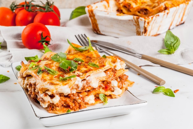 Klassieke lasagne bolognese