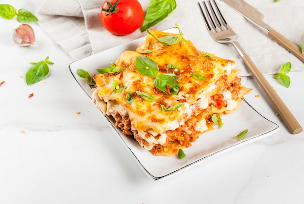 Klassieke lasagne bolognese