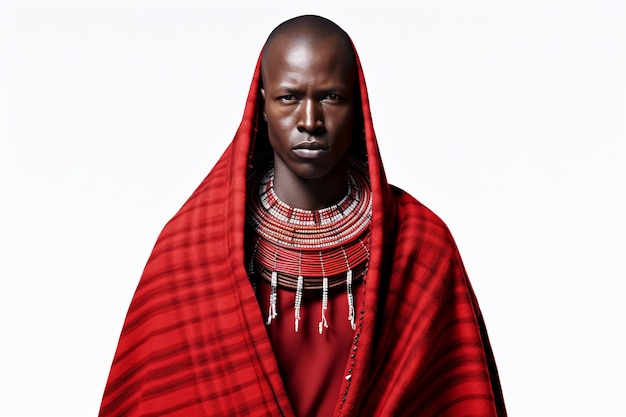 Foto klassieke maasai-kleding