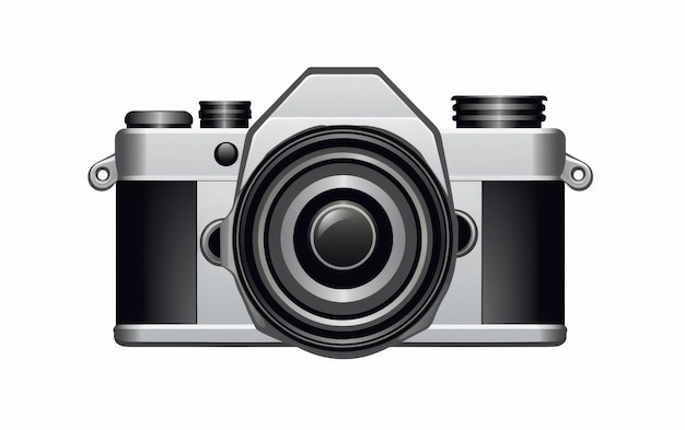 Foto klassieke zwart-wit filmcamera