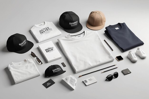 Foto kleding mockup kit voor modemerken