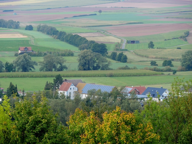 Foto klein dorp in hessen