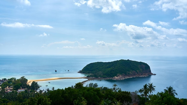 Klein eiland in de buurt van Koh Phangan, Thailand