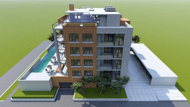 Klein functioneel condominium met een eigen afgesloten ruimte