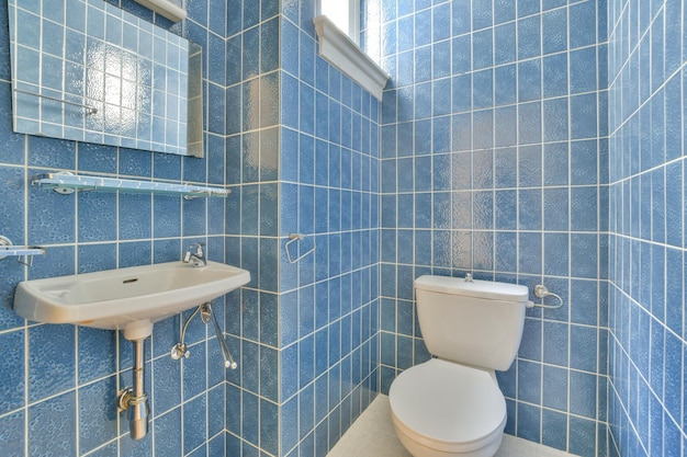 Klein toilet in modern appartement