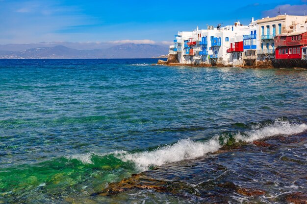 Klein Venetië op het eiland Mykonos, Griekenland