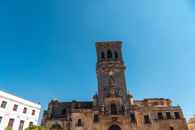 Kleine basiliek van de Heilige Maria van de Assumptie Arcos de la Frontera in Cadiz Andalusië