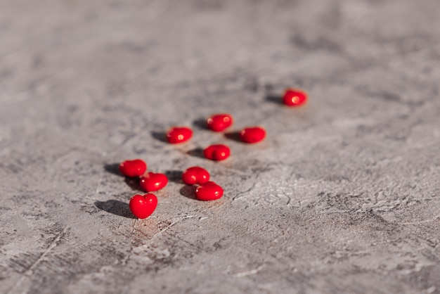 Foto kleine harten voor valentijnsdag