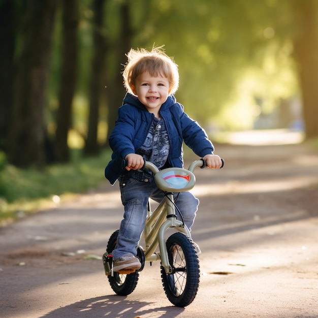 Kleine jongensritfiets