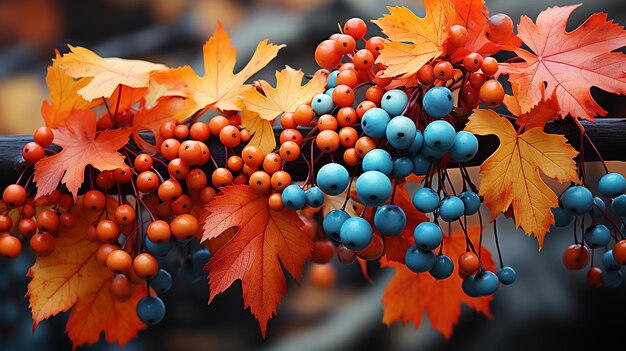 kleine stad Herfst in een kleine stad