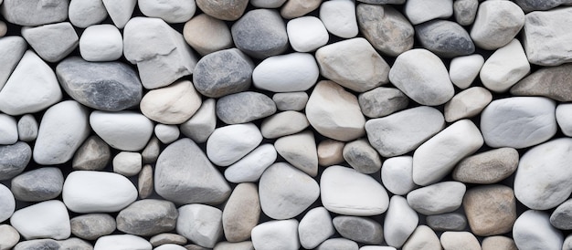 Foto kleine stenen met een ronde textuur op de achtergrond, beeld gegenereerd door ai