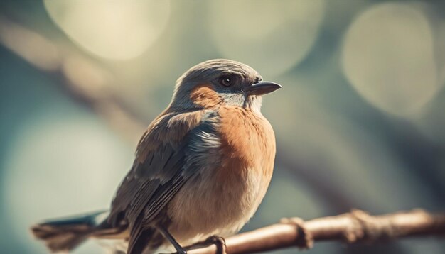 Foto kleine vogel met natuurlijke achtergrond prachtige natuur