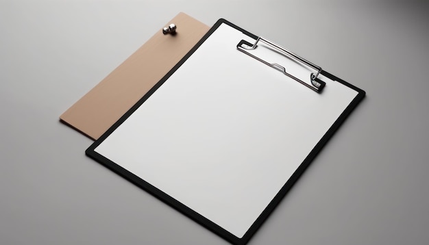 Klembord met blanco A4-papier Mockup