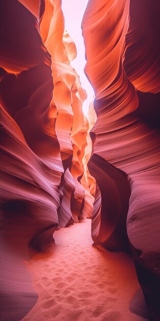 kleur van de antilope canyon