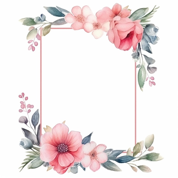 Foto kleur water frames bloemen