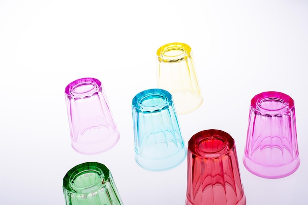 Kleurrijk drinkglas