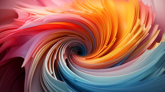 kleurrijk glad vloeibaar achtergrond HD 8k behang Stock Fotografisch beeld