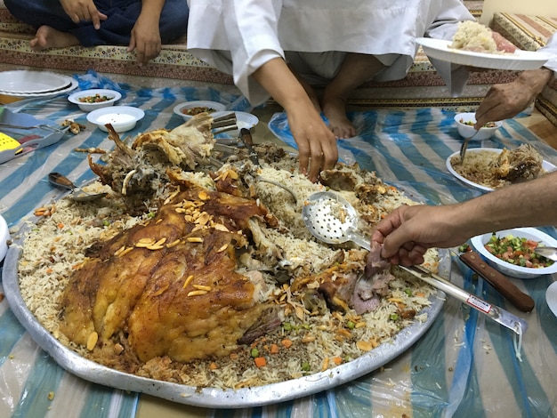 Kleurrijk heerlijk eten