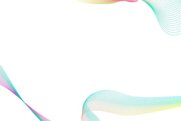 Kleurrijk neon synthwave frame ontwerp element