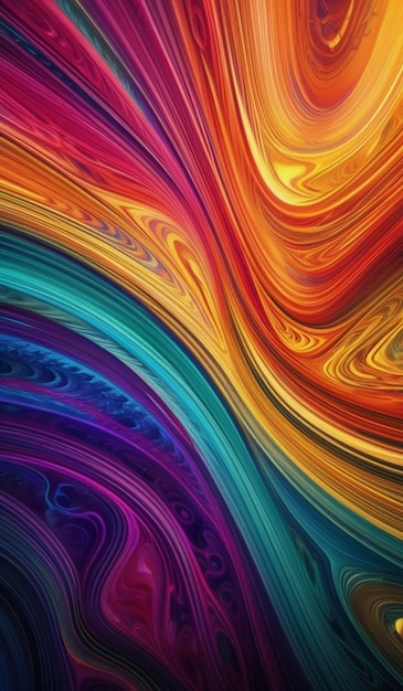 kleurrijk ontwerp ai gegenereerd abstracte achtergrond beste kwaliteit hyper realistische behang afbeelding