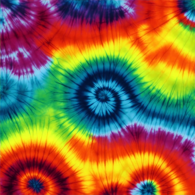 Kleurrijk tie-dye patroonontwerp