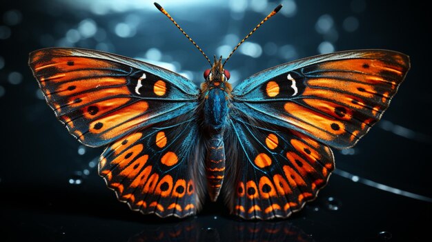 Foto kleurrijk vlinderhd 8k behang stock fotografie beeld