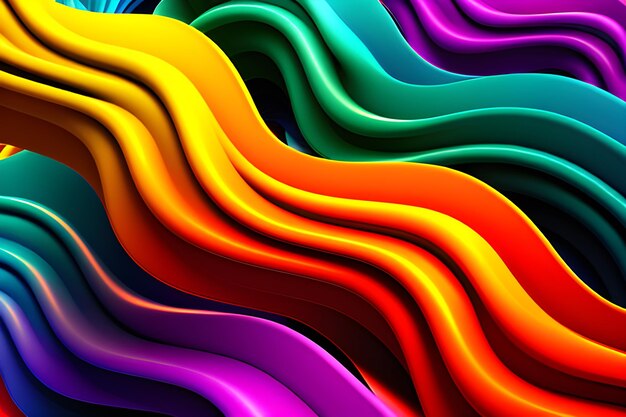 kleurrijke 3d abstracte achtergrond