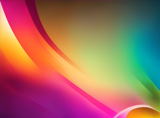 Kleurrijke abstracte achtergrond met kleurovergang AI gegenereerd