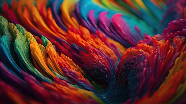 Kleurrijke abstracte achtergrondillustratie met abstracte 3d realistische vormen