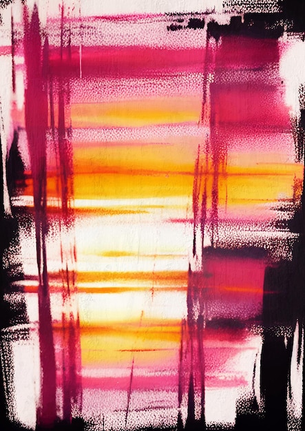 Kleurrijke abstracte zonsondergang achtergrond afdrukbare canvas kunst