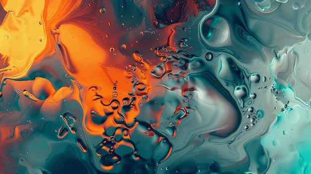 Foto kleurrijke abstraction 4k wallpaper met ontwerpvormen